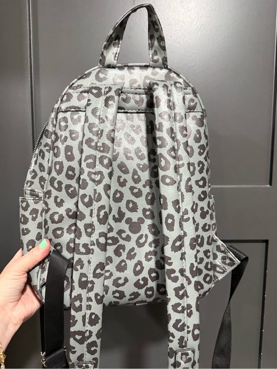 Grey Leopard Mickey Mouse Backpack main image 6